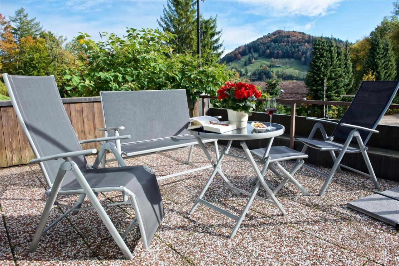 Ferienwohnungen Am Schlossberg Oberstaufen Esterno foto