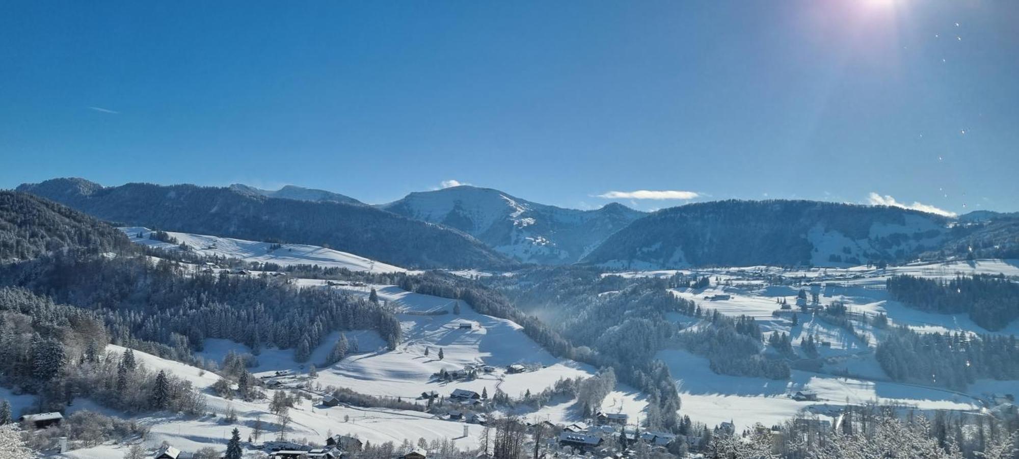 Ferienwohnungen Am Schlossberg Oberstaufen Esterno foto