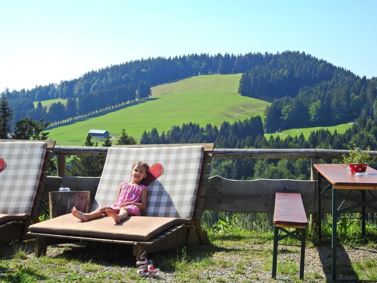 Ferienwohnungen Am Schlossberg Oberstaufen Esterno foto